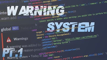 Warning System [Part 1] - Discord Bot Developing Series (Add/Remove/Check)