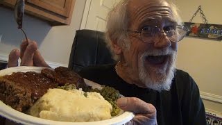 Grandpa Eats Pickleboys Meatloaf
