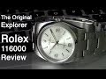 A Silver Dial Explorer?  Rolex Oyster Perpetual 116000 Review