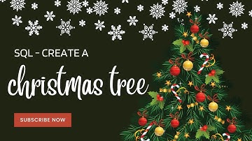 SQL | Lets create a Christmas Tree | Recursive CTE | Holiday Season