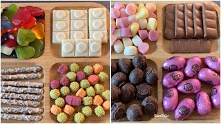 Filling Platter With Sweets Satisfying Asmr