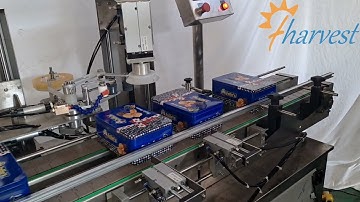 Auto taping around machine,butte cookies,biscuit tin box,cans,container,canister tape around machine