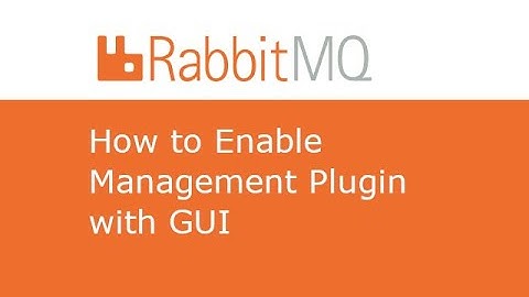 RabbitMQ - How to Enable Management Plugin with GUI