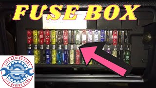 Ford Escort RS2000 2006 Fuse Box Location RHD