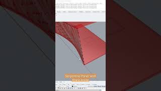 How To Make A Serpentine Panel Wall With Rhino.Inside #revit #grasshopper3d