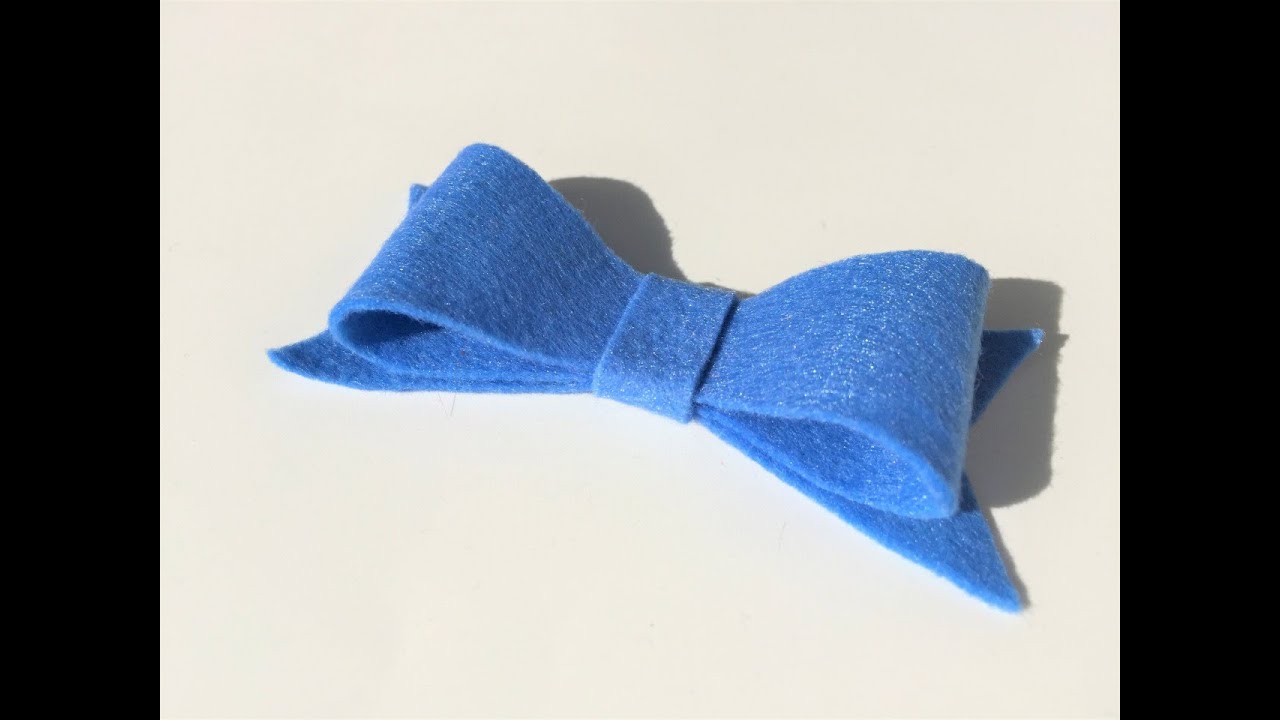 フェルトリボンの作り方 How To Make A Felt Ribbon Youtube