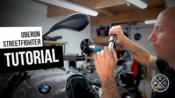 PIER CITY CYCLES TUTORIAL - Fitting Oberon Streetfighter Mirrors to the BMW R9T