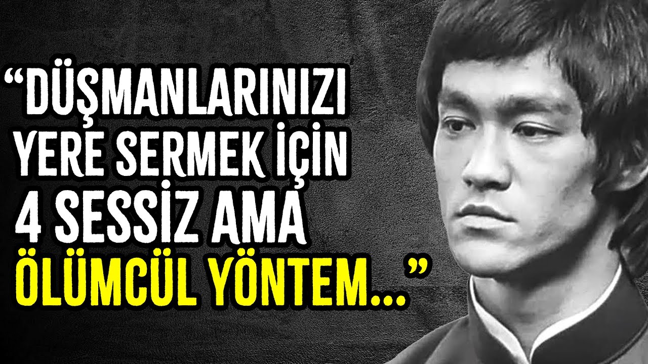 Bruce Lee'nin Herkesin Duyamaya Katlanamayacağı 100 Şok Edici Hayat Dersi
