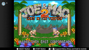 Let’s Play Joe and Mac 2 Lost in the Tropics : Episode 1 Blind