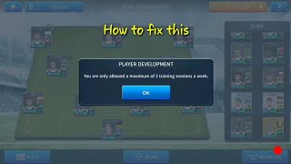 How to get unlimited training session in Dls 19 1000% working! screenshot 1