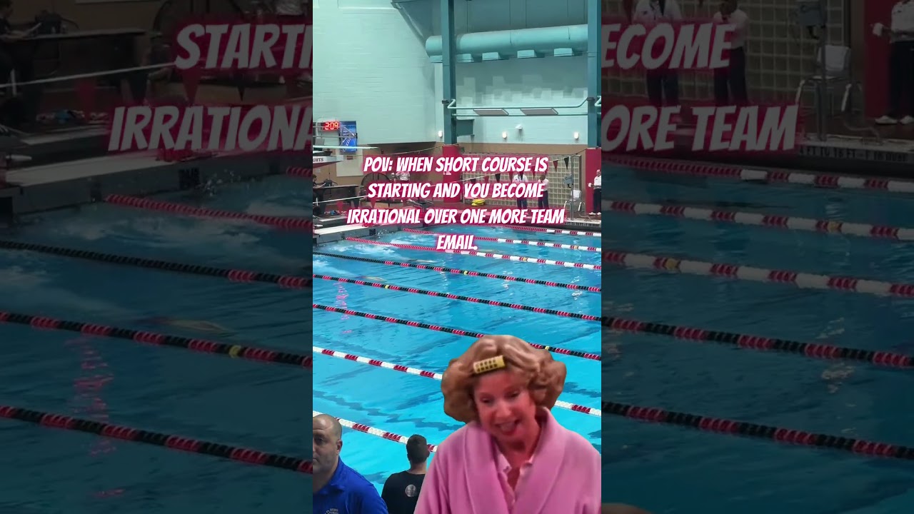Short Course Starts and you become Irrational Over One More Team Email #swimmom #youthsports #swim