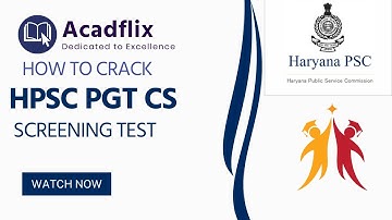 HPSC PGT Computer Science Exam Level || Exam Pattern || How to prepare?