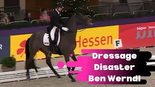 Dressage Disaster: Famoso Fails Benjamin Werndl In The Grand Prix Dressage Test