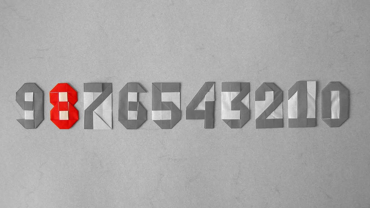 Origami Instructions: Number Eight (Andrey Lukyanov) - YouTube