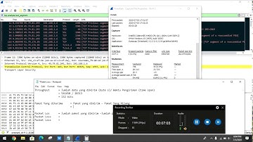 Cara menghitung throughput dan packet loss dengan wireshark
