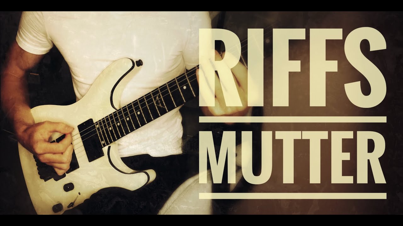 RAMMSTEIN - RIFFS ALBUM MUTTER (GUITAR COVER) MULTICAM 4K - YouTube