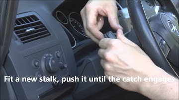 How to remove/fit a cruise, indicator stalk - Opel Astra, Zafira