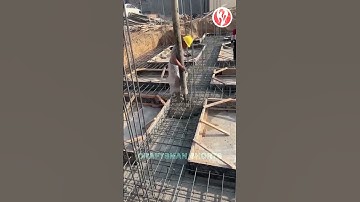 Foundation frame cement pouring-good tools and machines improve work efficiency