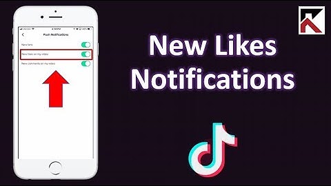 How To Disable New Likes Notifications TikTok
