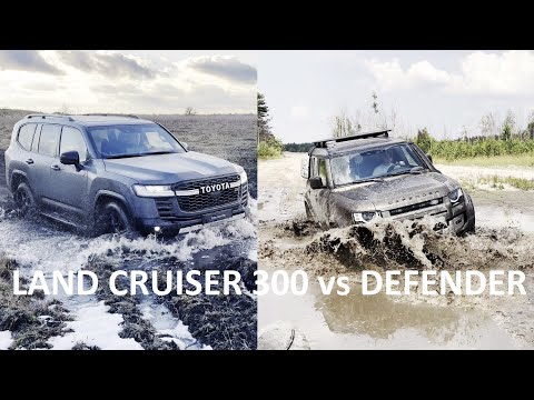 Land Cruiser 300 vs Defender off road battle. Toyota vs Land Rover. What is your choice?