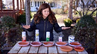Testing 5 Different Sealers on Terracotta Saucers! Which One is the Best?  // Garden Answer