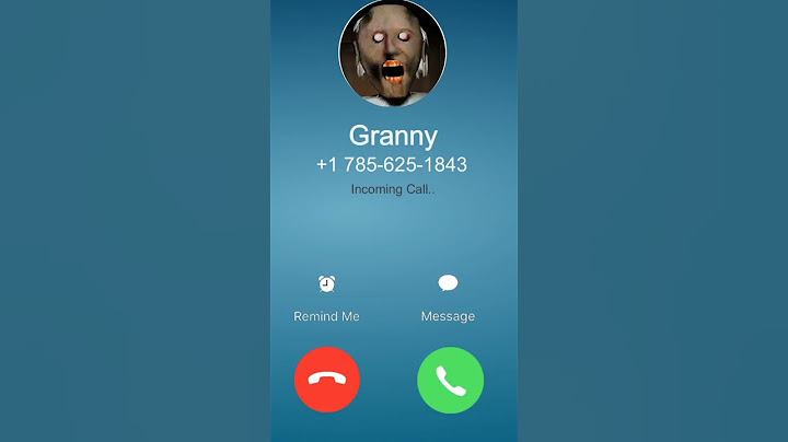 Granny Calling 😱 #granny