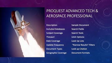 ProQuest Dialog ProSheets  Introduction