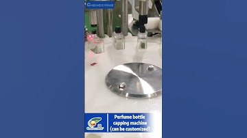 Perfume bottle capping machine | Perfume pump sealing machine | Perfume sealing #perfume