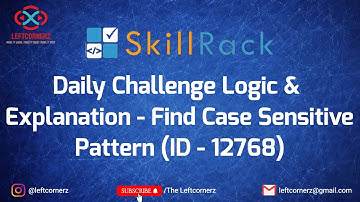 skillrack daily challenge logic and explanation - find case sensitive pattern (13-03-2021)[id-12768]