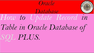 How to Update table Record database.