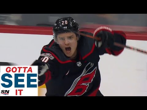 GOTTA SEE IT: Sebastian Aho Goes End-To-End To Score Beauty OT-Winner And Complete Hat Trick