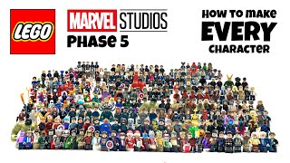 I made EVERY MARVEL Phase 5 Character in LEGO!