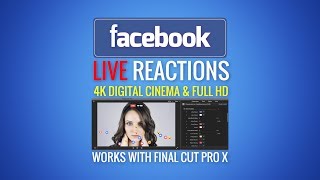 Facebook Live Customizable Emoticons For Apple Motion 5 And Final Cut Pro X