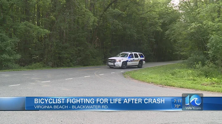 Bicyclist fighting for life after crash