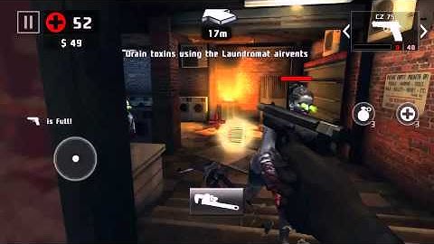 Mission 4 of Dead Trigger Scientists are odd