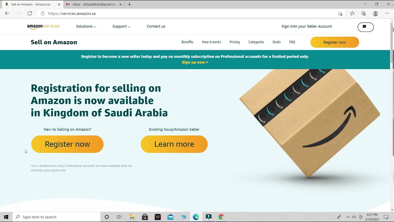 Amazon seller account saudi arabia