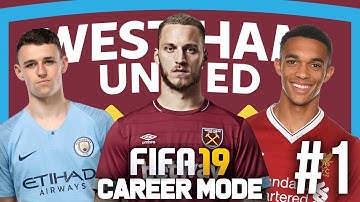 FIFA 19 West Ham Career Mode Gameplay Walkthrough Part 1 - TRANSFER WINDOW