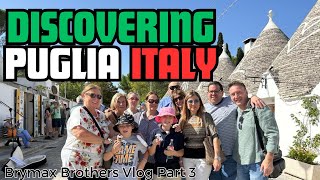 Vlog 40B: Discovering the Charm of Puglia, Italy - Bari Focaccia, Alberobello, Famous Trulli Houses