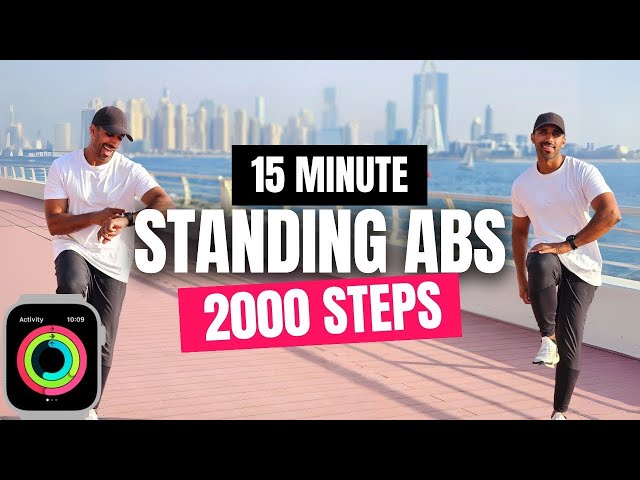 Indoor Walking Workout | Standing Abs | Low Impact class=