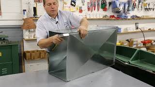 Tin Knocker  How to Build a Furnace Plenum