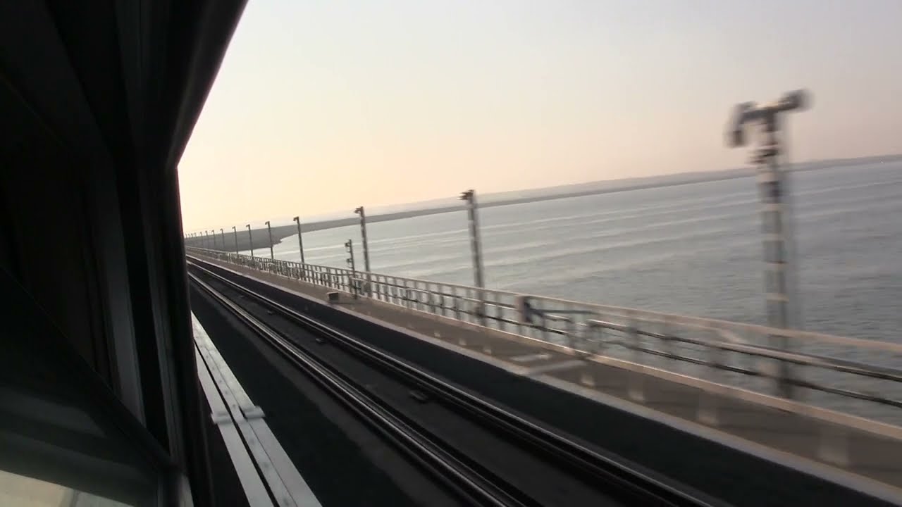 Крымский мост из окна поезда Крымский мост из окна поезда