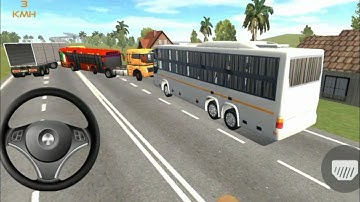 Indian Sleeper Bus Simulator Game 2023 :: SUV FedEx Express Delivery Driving : iOS Android Gameplay