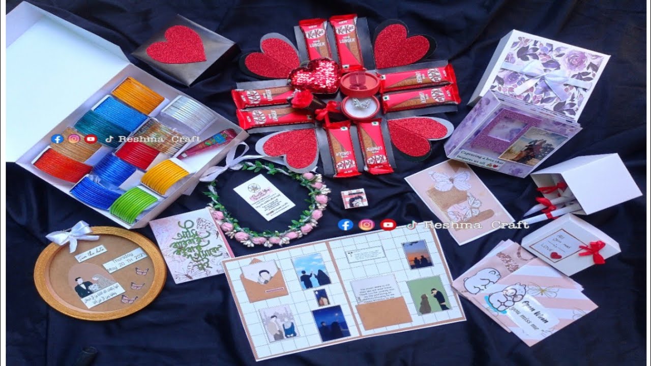Birthday Gift For Girlfriend Gift Combo Idea Handmade Gift Box