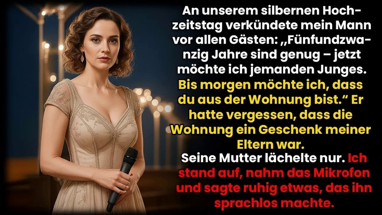 An unserem 25 Hochzeitstag schenkte mir mein Mann die Scheidung statt eines Geschenks…