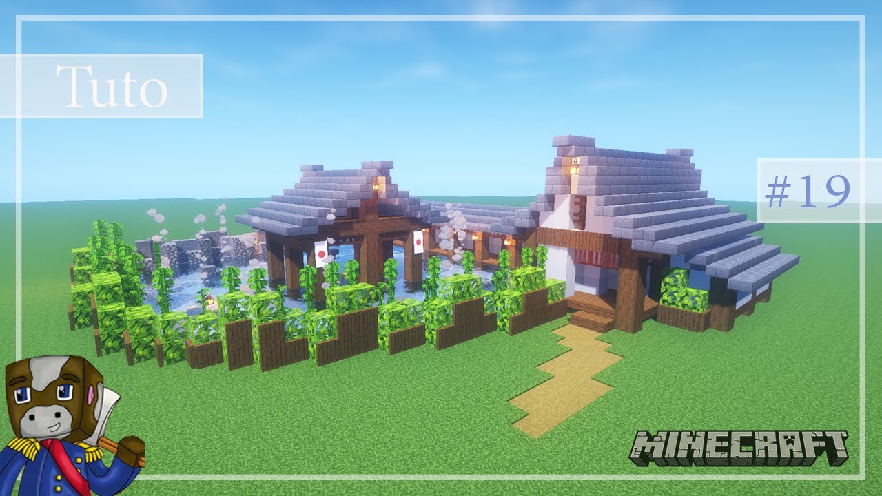 Minecraft - Tuto Construire un Village Japonais de A à Z #19 - Source