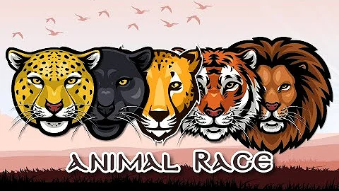 WILD ANIMAL RACE #2! Кто быстрее на 1 км? Лев, тигр, гепард, пантера или ягуар? WHO`S FASTER??