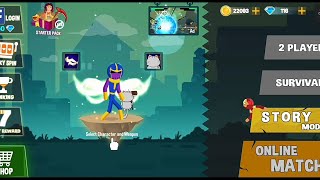 Supreme spider stickman warrior online match screenshot 5
