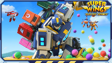 [SUPERWINGS8] Battle of the Builders | Superwings Electric Heroes | S8 EP21