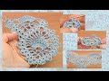 How To Crochet Pineapple Lace Tutorial 15 Крючком ленточное кружево