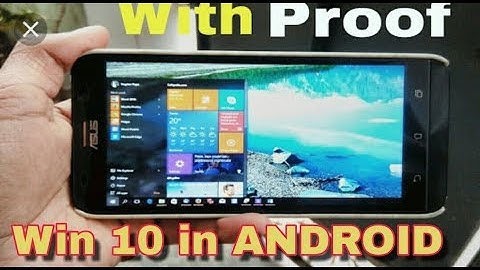 How to install Windows 10 On Android Mobile Phones Without Root [ Hindi ]